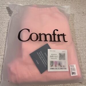 Comfrt pastel collection set. Bubblegum Pink zip up hoodie and sweatpants.